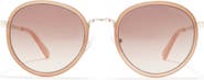 Kenneth Cole 53mm Round Sunglasses