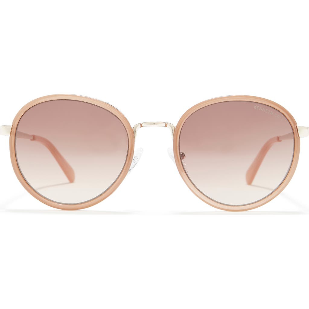 Kenneth Cole 53mm Round Sunglasses