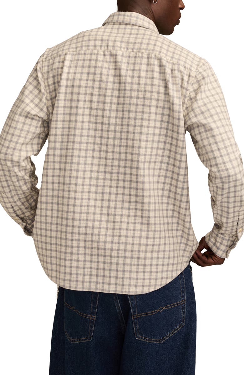 Lucky Brand Humboldt Plaid Twill Utility Shirt, Alternate, color, Grey Multi