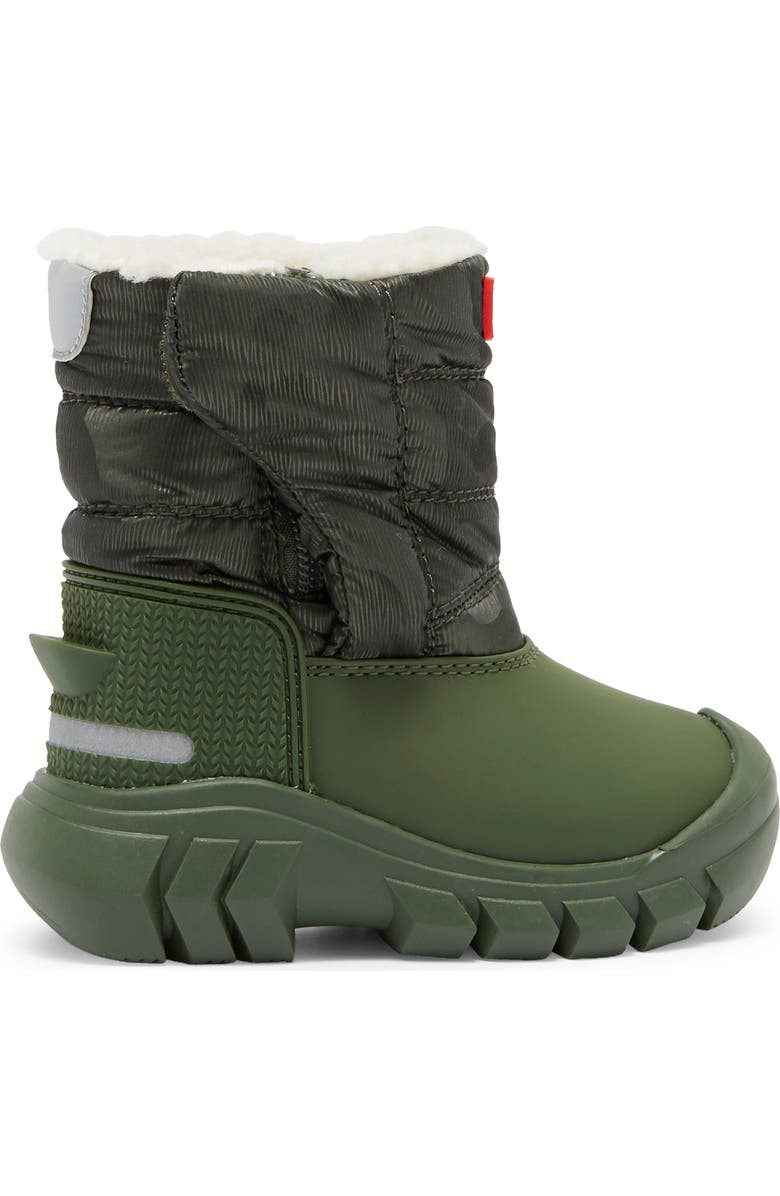 Hunter Kids' Intrepid Waterproof Snow Boot, Alternate, color, Flexing Green