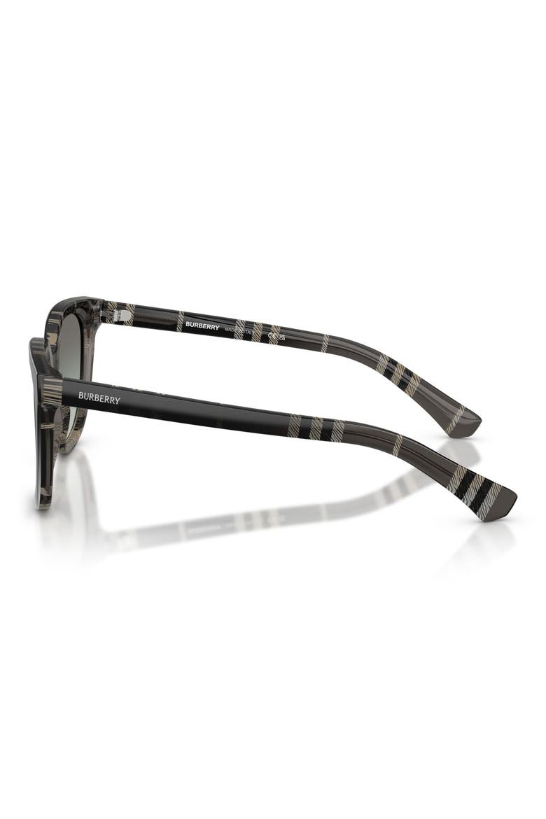 53mm Phantos Sunglasses, Alternate, color, CHECK GRADIENT GREY