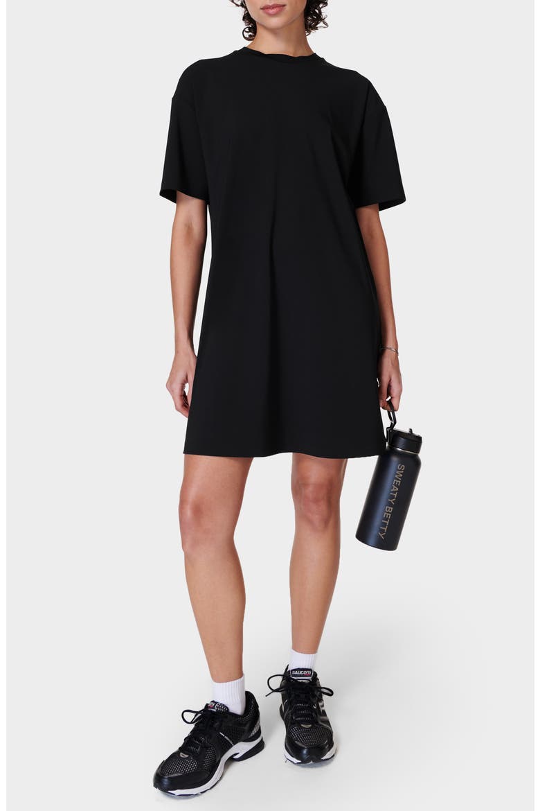 Explorer T-Shirt Minidress, Main, color, BLACK