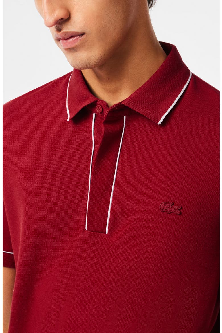 Regular Fit Tipped Piqué Polo, Alternate, color, IXX ORA