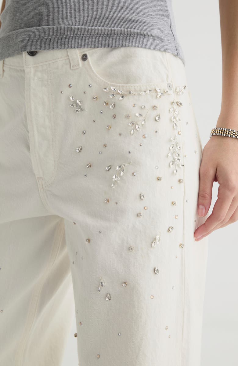 AG Billie High Waist Straight Leg Jeans, Alternate, color, Opal Radiance