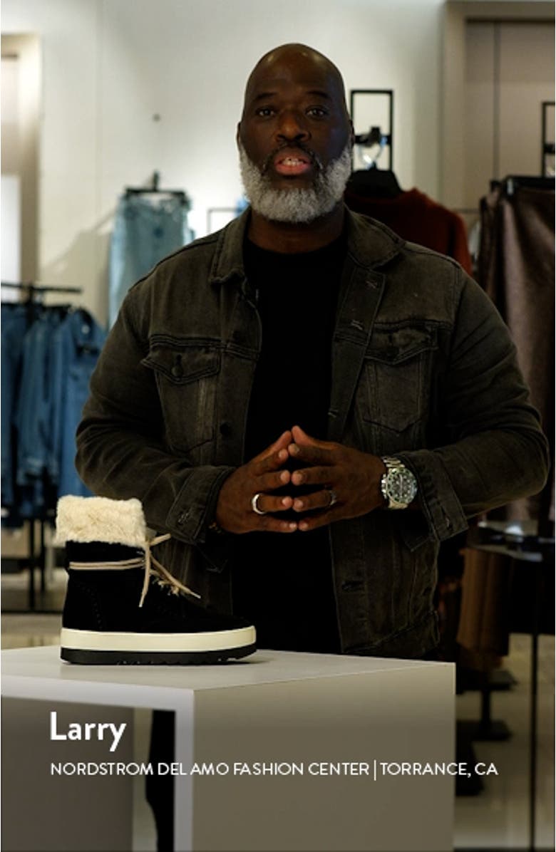 Vanetta Faux Fur Trim Waterproof Boot, sales video thumbnail