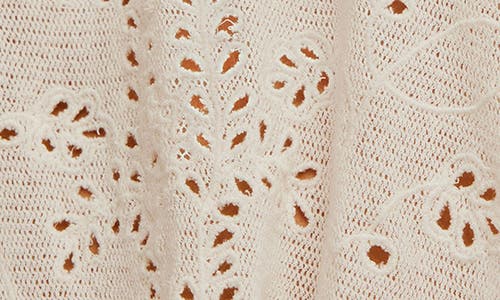 Free People Last Dance Eyelet Knit Tank In Ivory