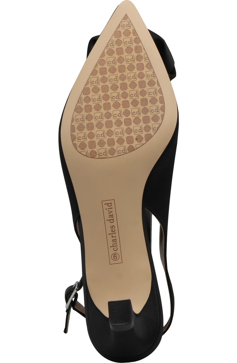 Charles David Aleph Slingback Pointed Toe Kitten Heel Pump, Alternate, color,