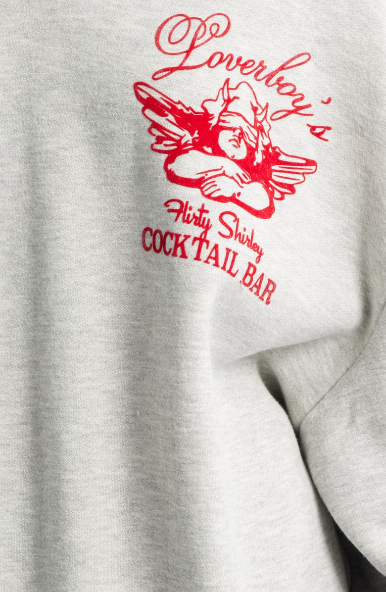 BOYS LIE Loverboy Graphic Hoodie, Alternate, color, Heather Grey