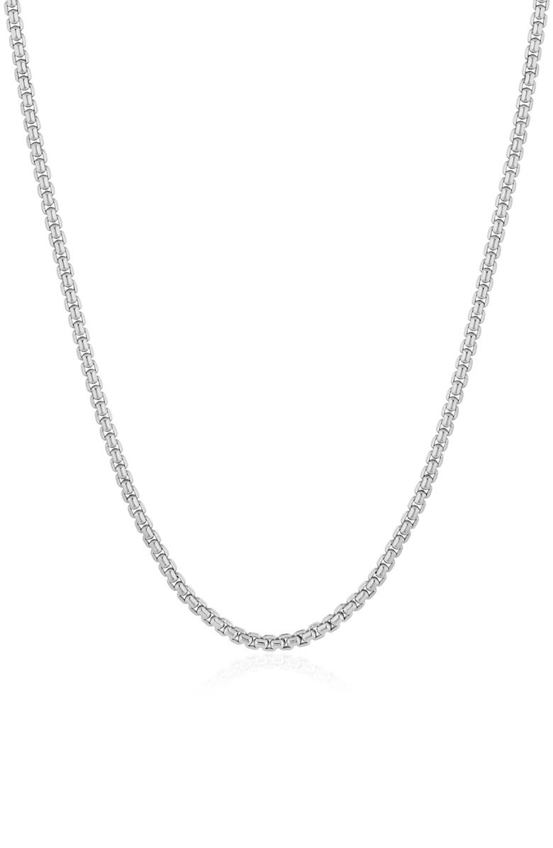 Crislu Layer Up Rounded Box Chain Necklace, Main, color, 