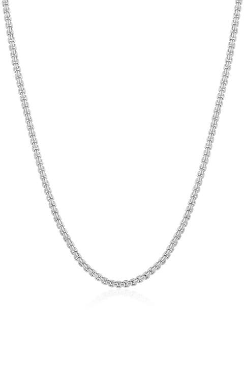 Layer Up Rounded Box Chain Necklace