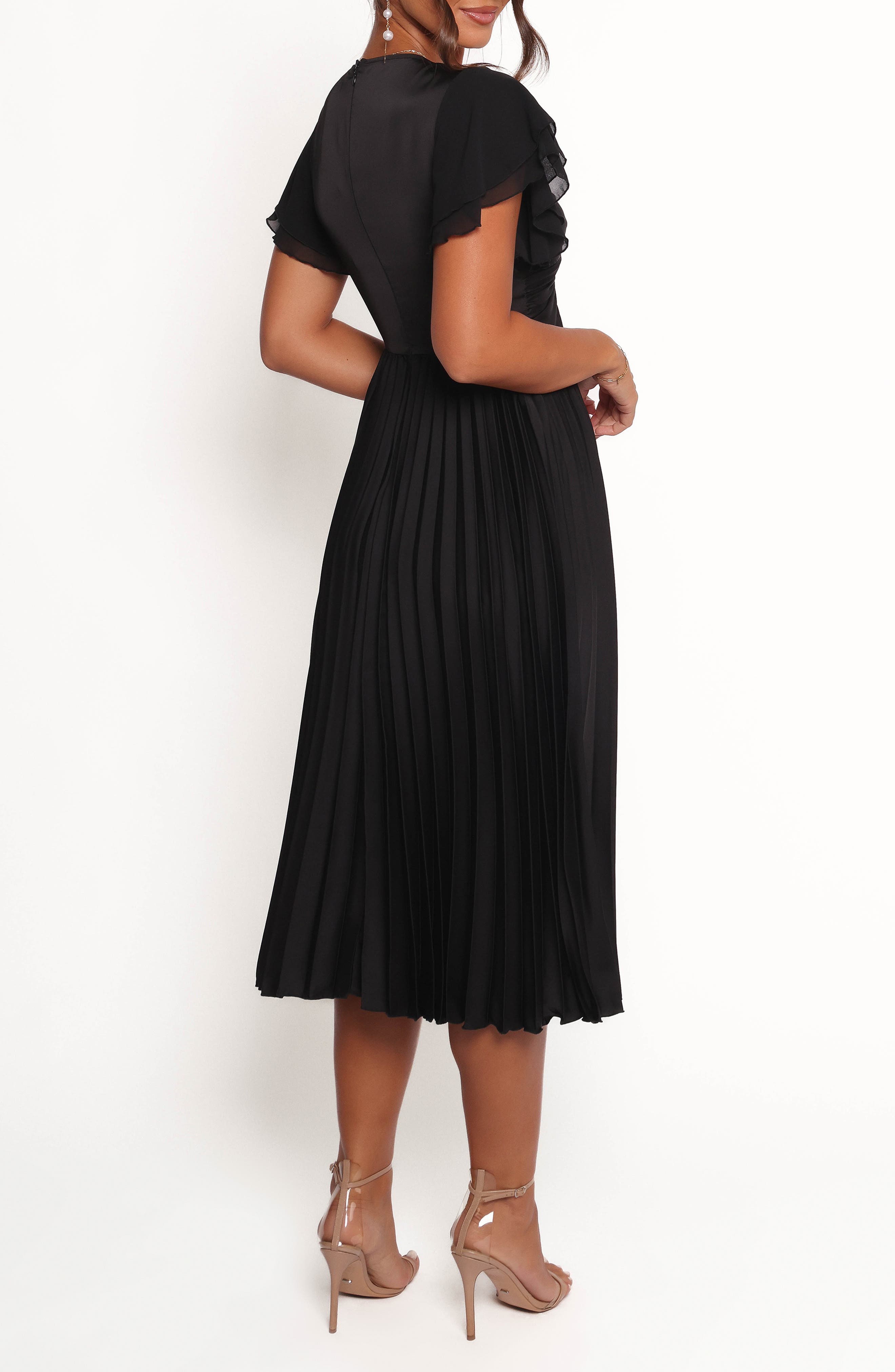 Nova Flutter Sleeve Midi Dress - image 2