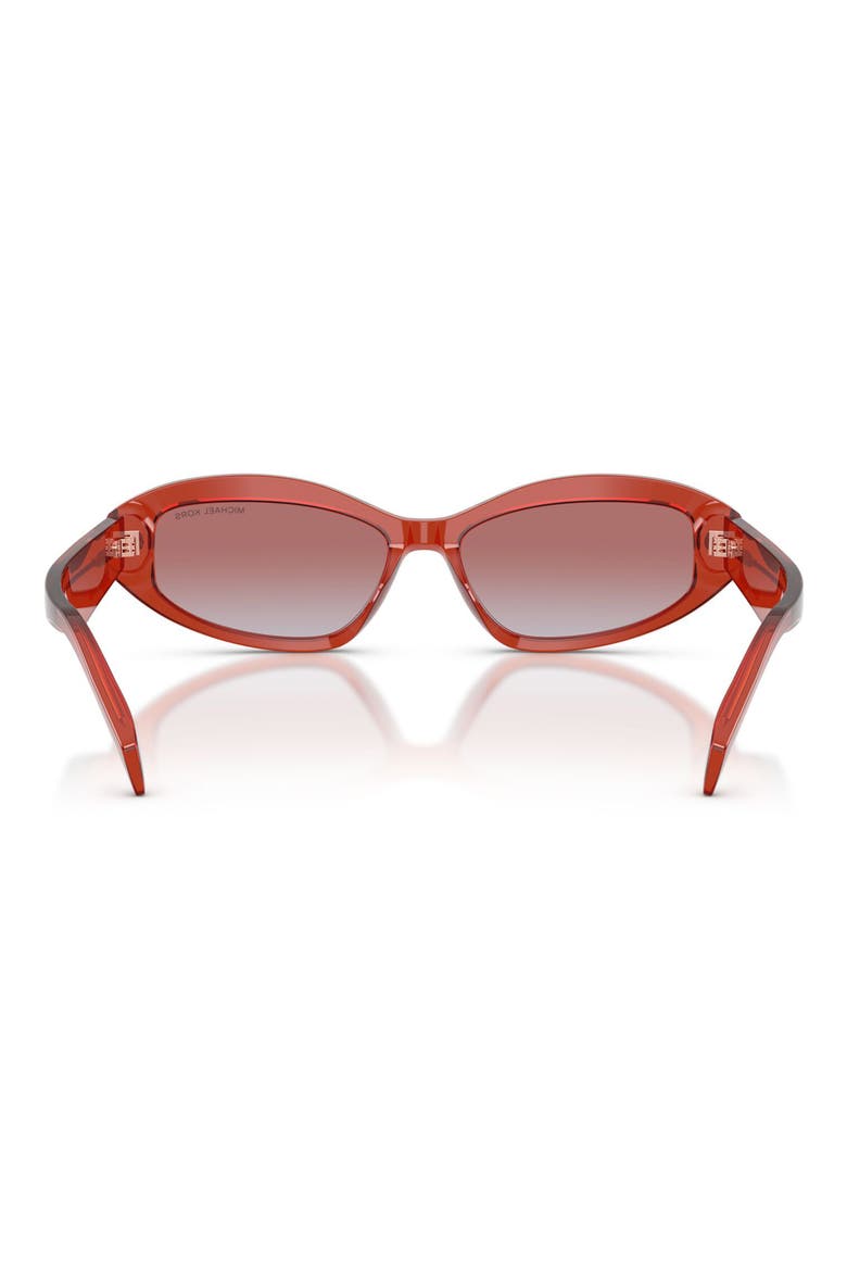 Wilmington 54mm Oval Sunglasses, Alternate, color, PINK TORTOISE