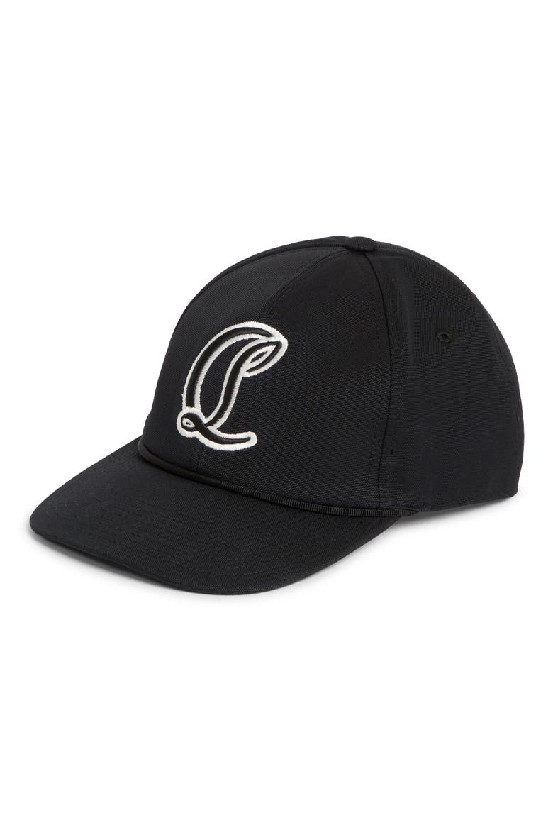 Mooncrest Ivy Canvas Adjustable Baseball Cap, Main, color, BK01-BLACK