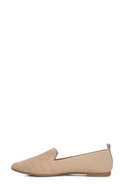 London Rag Abedi Rhinestone Embellished Pull Tab Loafers In Beige