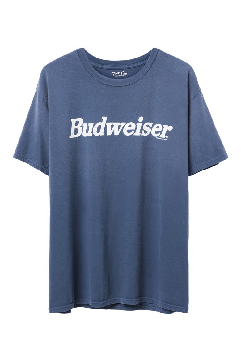 Budweiser Graphic T-Shirt, Main, color, BLUE DUSK