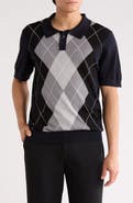 TRUTH Argyle Short Sleeve Polo