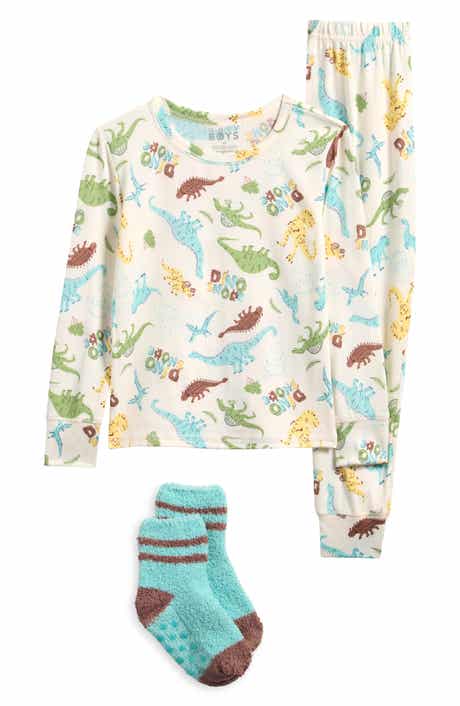 Kids' Snuggle Up 2-Piece Snug Fit Pajamas & Socks Set