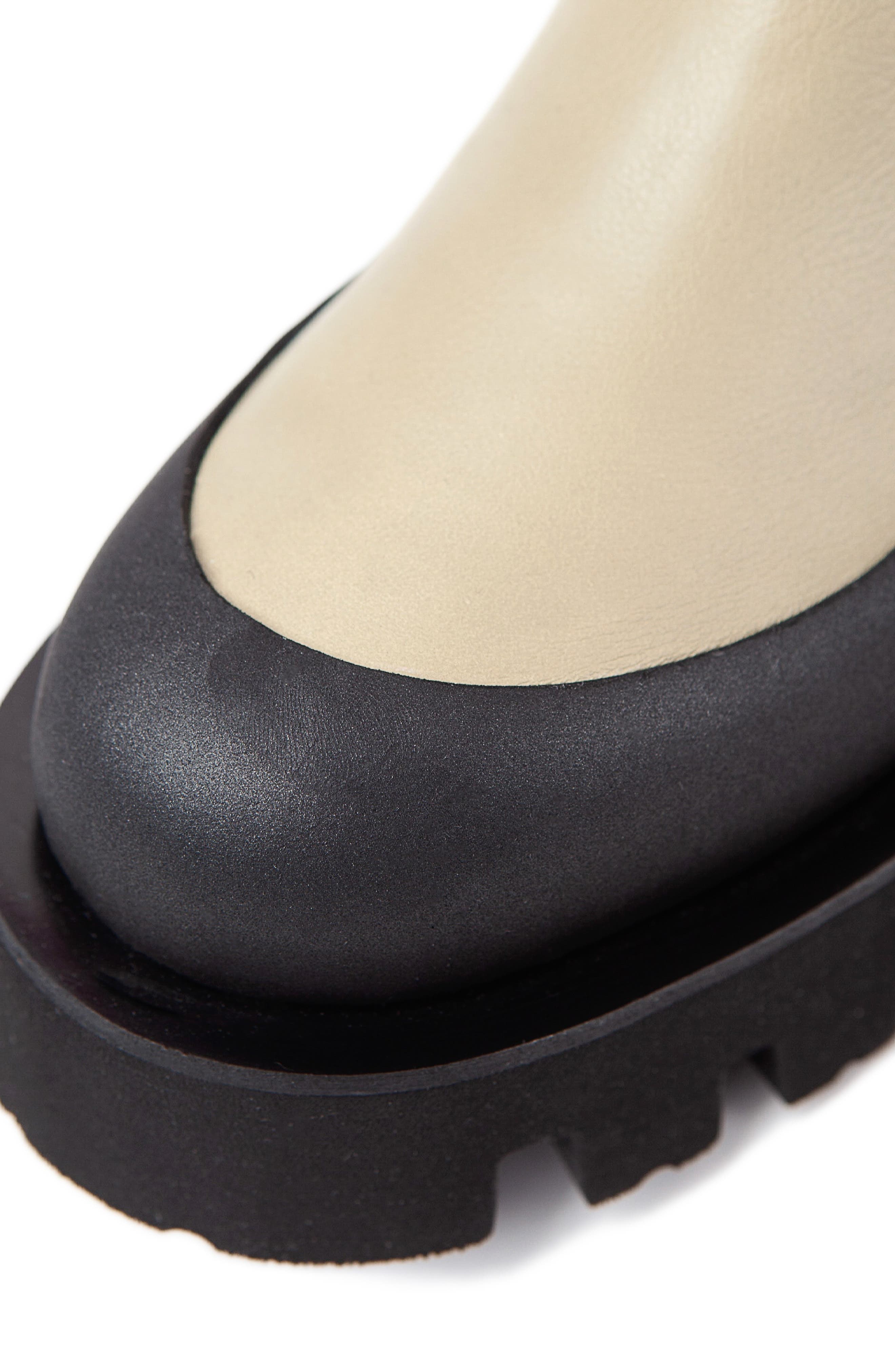 Charlotta Platform Lug Sole Chelsea Boot, Alternate, color, MED GREEN/ SALVIA
