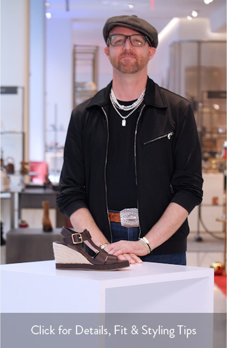 Farami Sole Motion Espadrille Wedge Sandal, sales video thumbnail