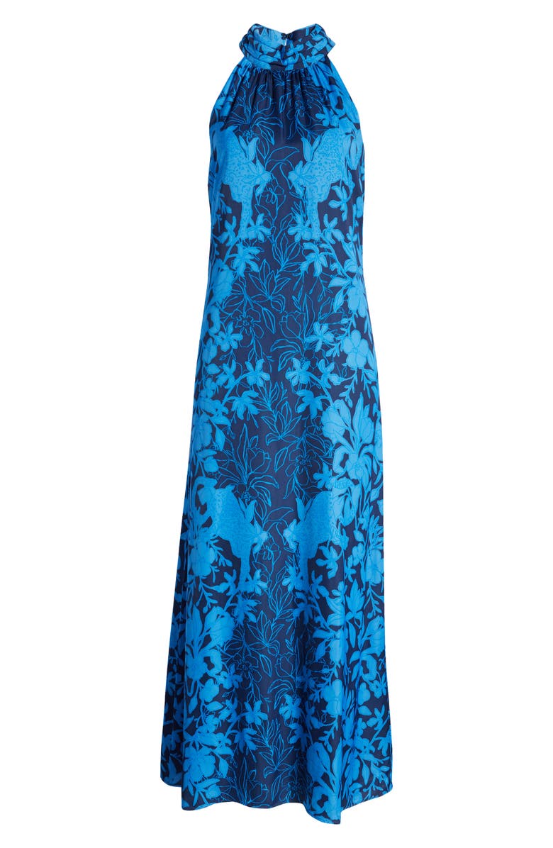 Lilly Pulitzer<sup>®</sup> Donita Floral Maxi Dress, Alternate, color, Low Tide Navy Spotting