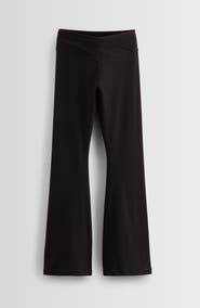 Zella Girl Kids' Live By Crossover High Waist Flare Leggings