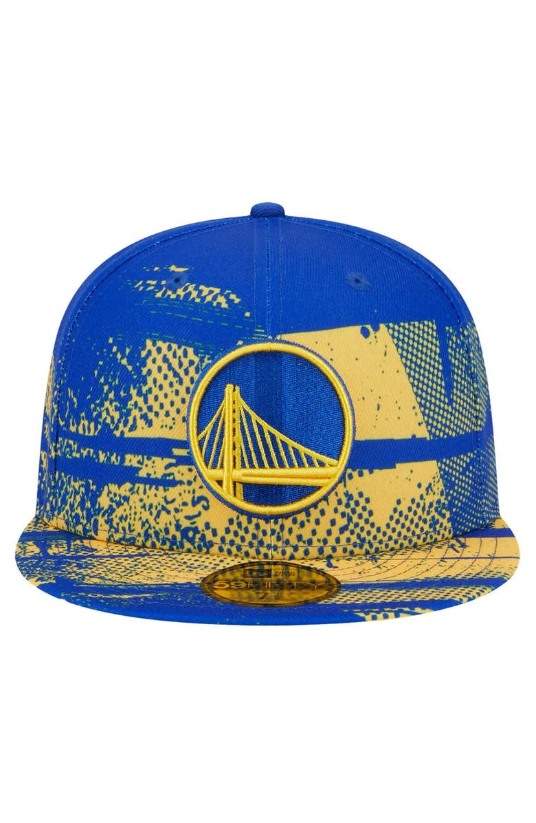 New Era Men's New Era Royal Golden State Warriors Tip-Off 59FIFTY Fitted Hat, Alternate, color, 