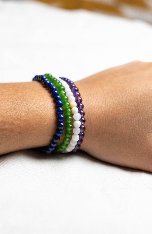 Tiny Rituals Libra Bracelet Set In Multi