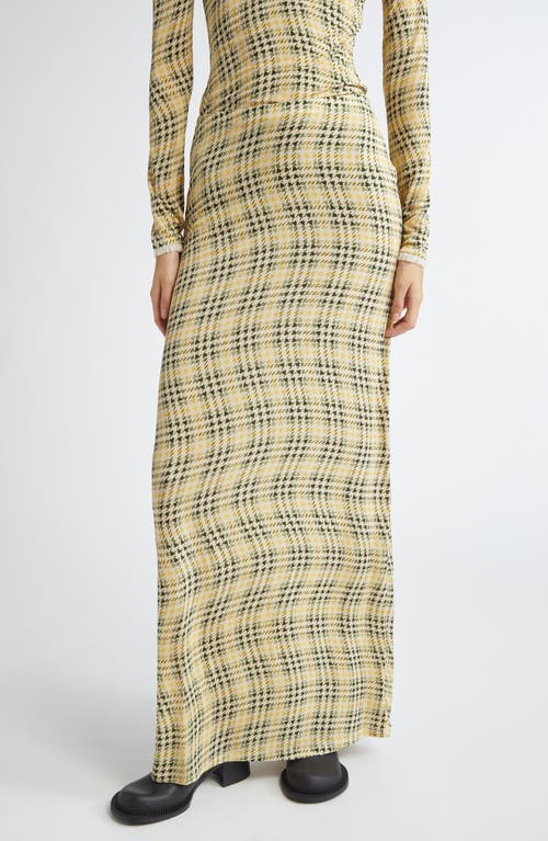 Rabanne Jupe Plaid Maxi Skirt