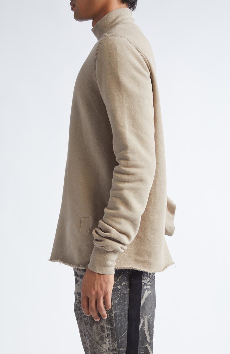 Rick Owens DRKSHDW Headon Double Heavyweight Cotton Sweatshirt, Alternate, color, Dirty Pearl