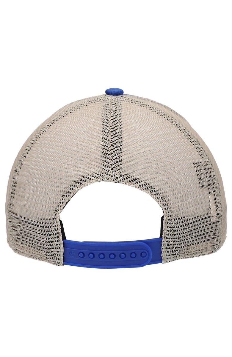 '47 Men's '47 Royal/Natural Los Angeles Rams Flagship MVP Snapback Hat, Alternate, color, Royal