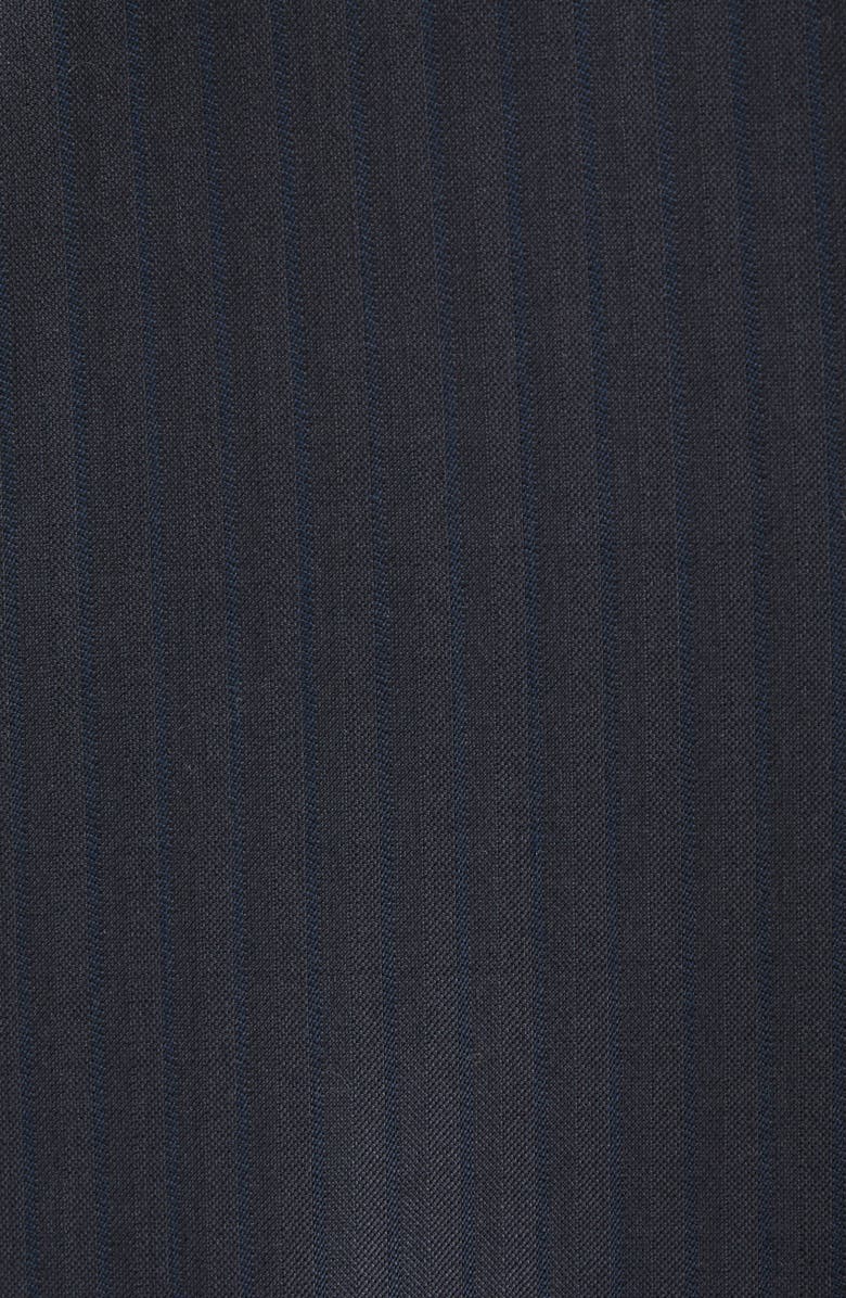 ZEGNA 15Milmil15 Faint Stripe Wool Suit, Alternate, color, Dark Grey