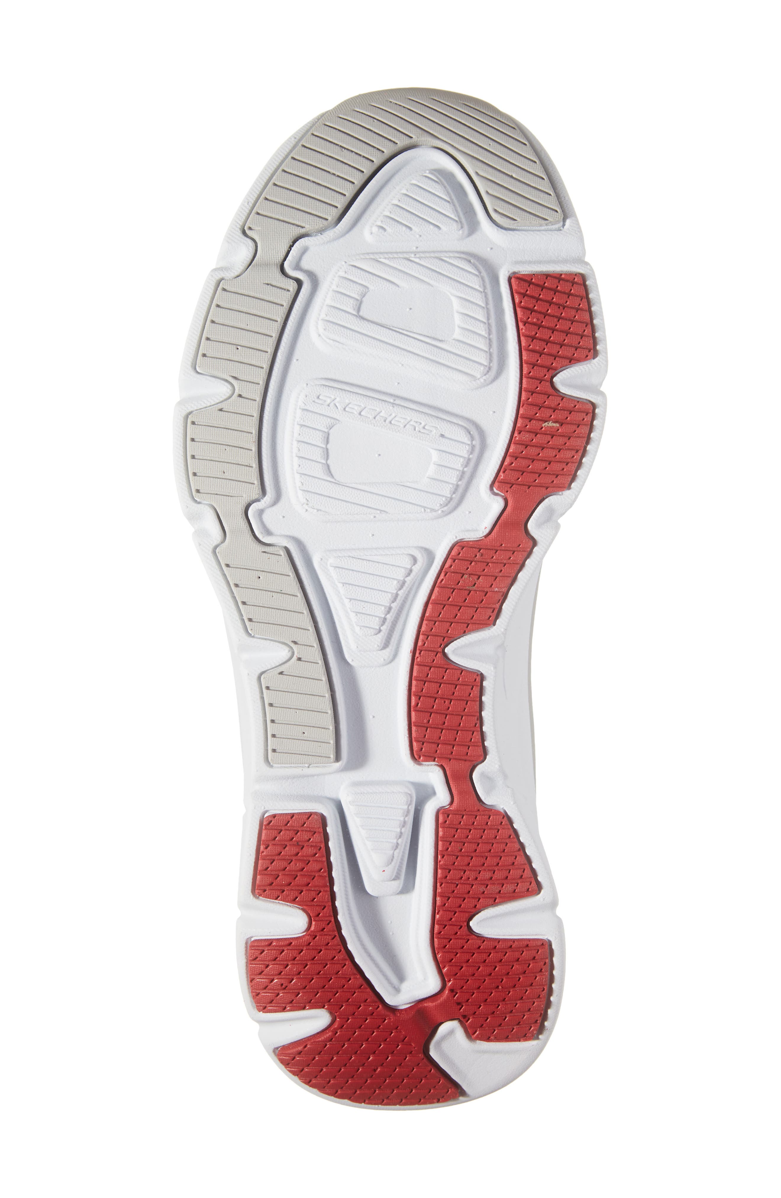 SKECHERS D'Lux Walker SR Sneaker, Alternate, color, White/ Black