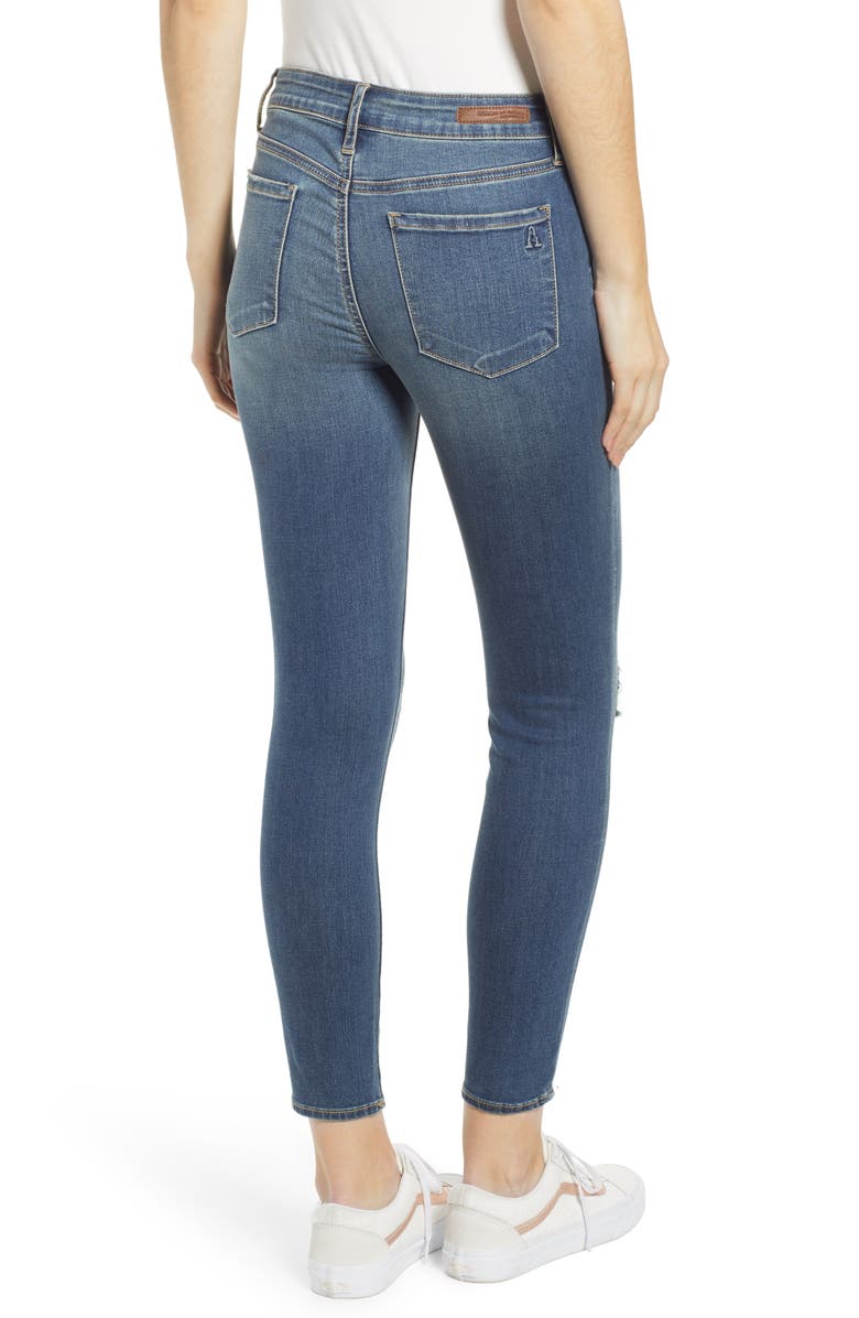 Articles of Society Suzy Distressed Crop Skinny Jeans, Alternate, color, 