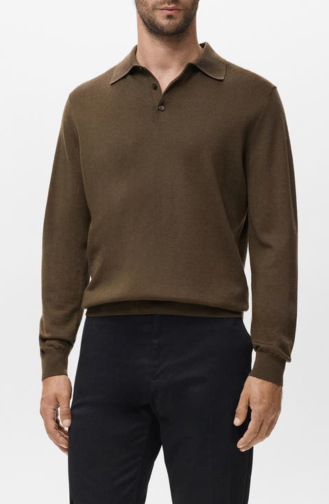Wool Sweater Polo