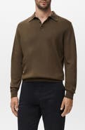 MANGO Wool Sweater Polo