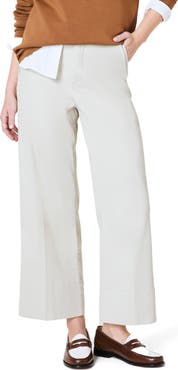 SPANX® Wide Leg Crop Stretch Twill Pants