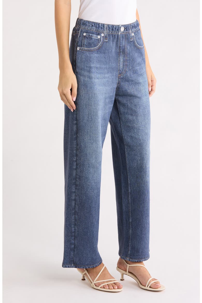 rb Miramar Ankle Cotton Terry Sweatpant Jeans, Alternate, color, PETRA
