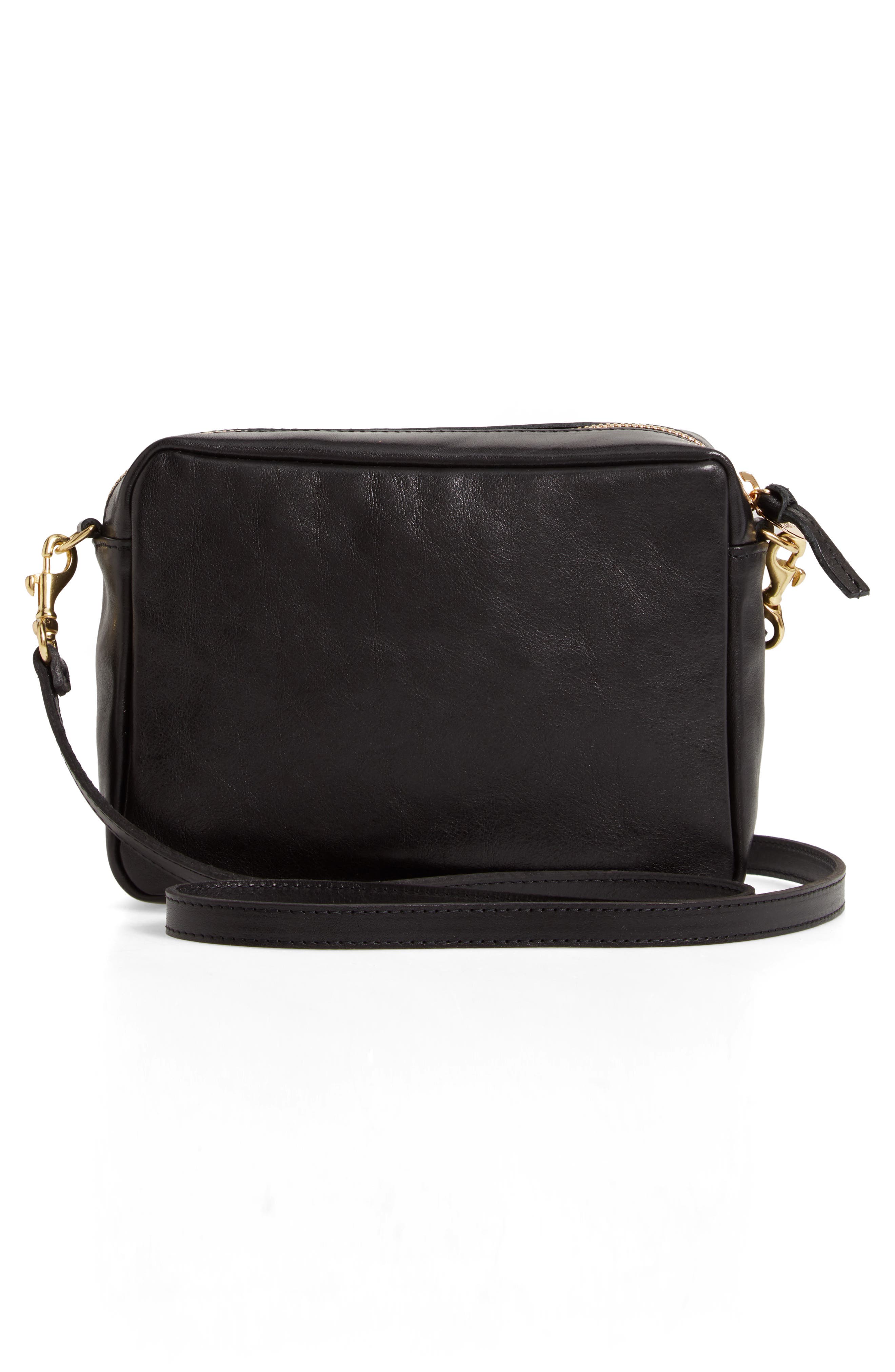 Clare V. Midi Sac Leather Crossbody Bag, Alternate, color, 