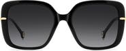 Carolina Herrera Her 55mm Gradient Square Sunglasses