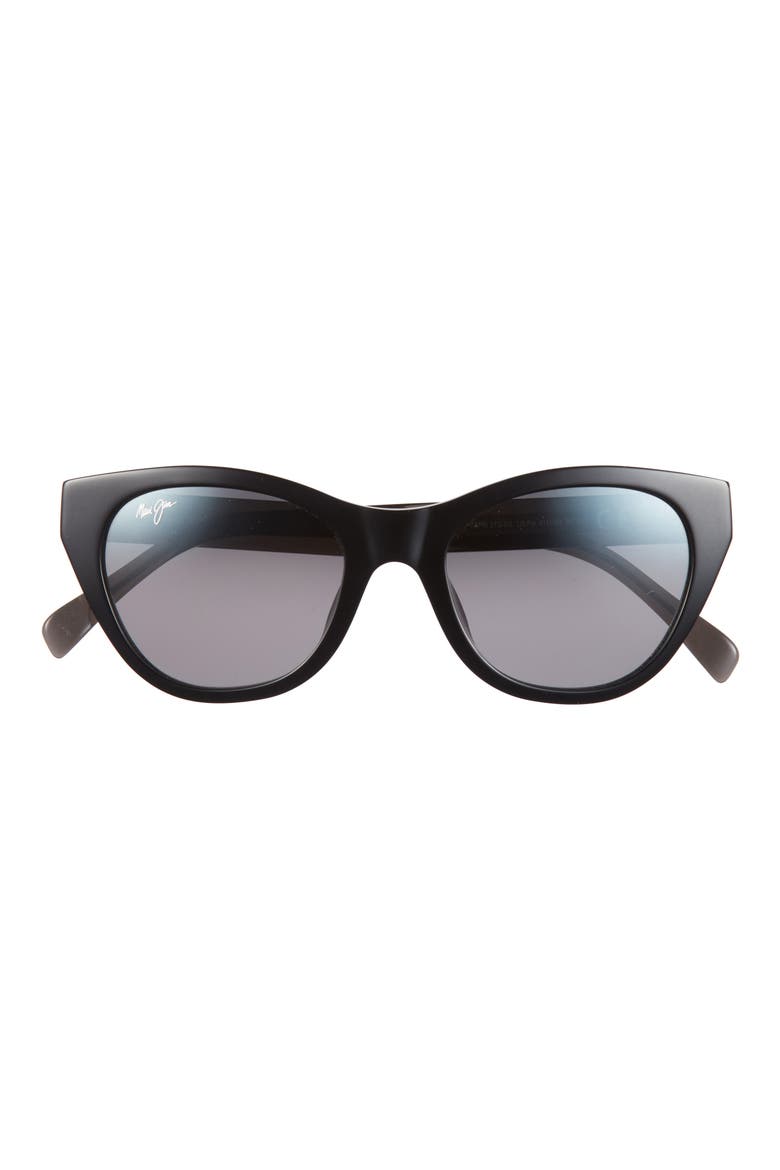 Core Polarized Cat Eye Sunglasses, Main, color, BLACK GREY GREY