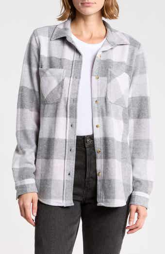 Plaid Jacquard Knit Shacket