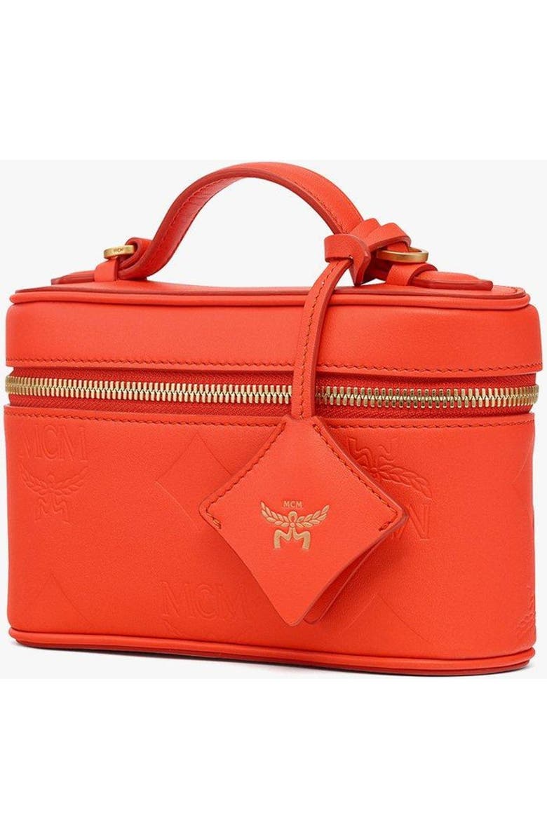 MCM Aren Vanity Case in Maxi Monogram Leather, Alternate, color,