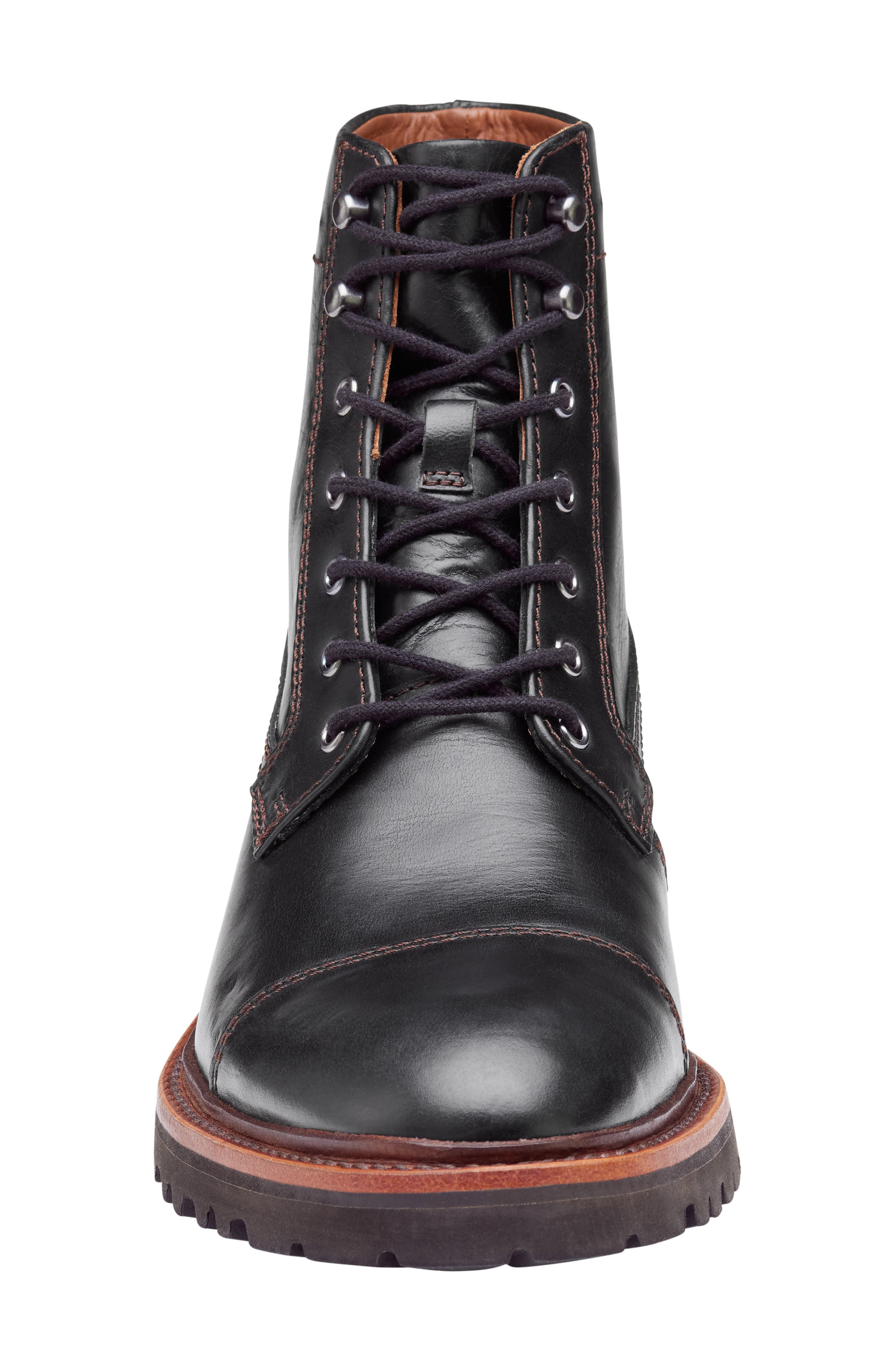 JOHNSTON & MURPHY COLLECTION Dudley Water Resistant Lace-Up Boot, Alternate, color, 