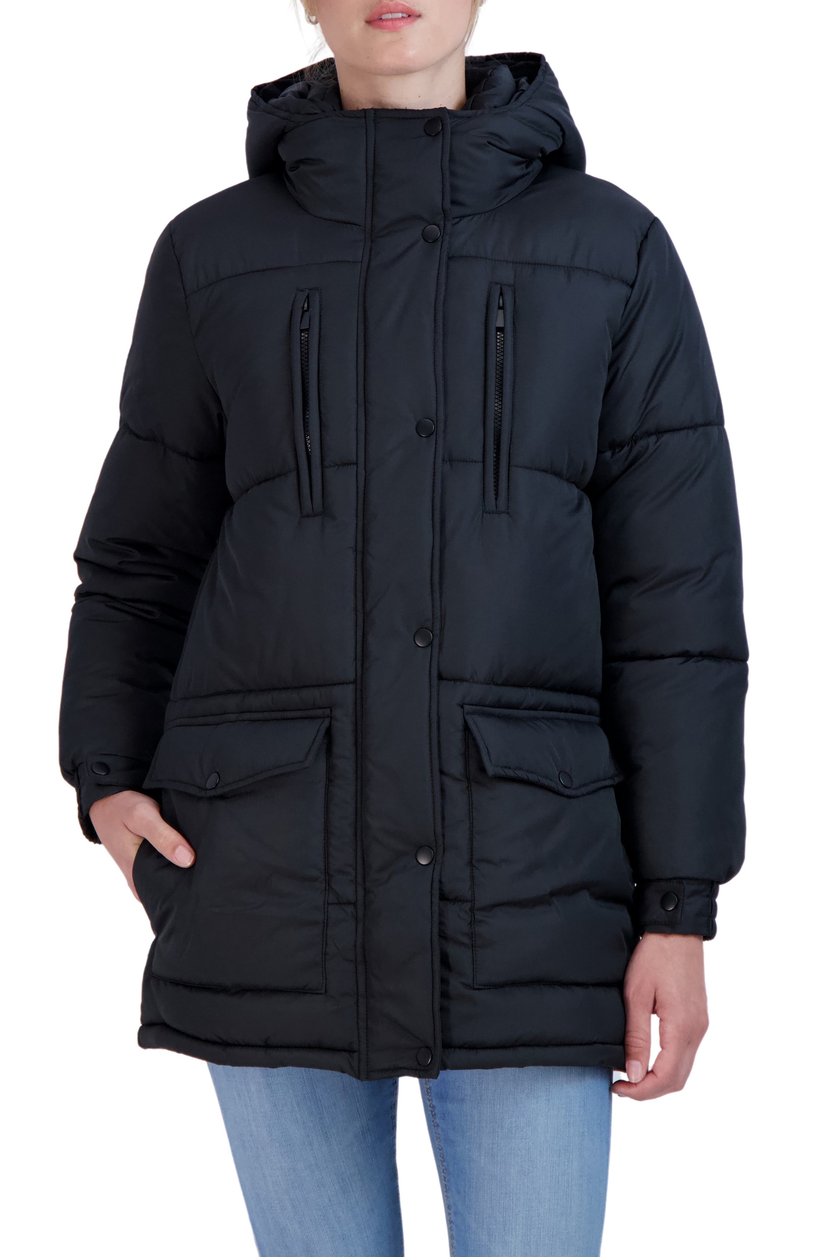 Sebby Water Resistant Puffer Jacket