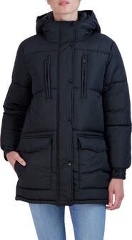 Sebby Water Resistant Puffer Jacket
