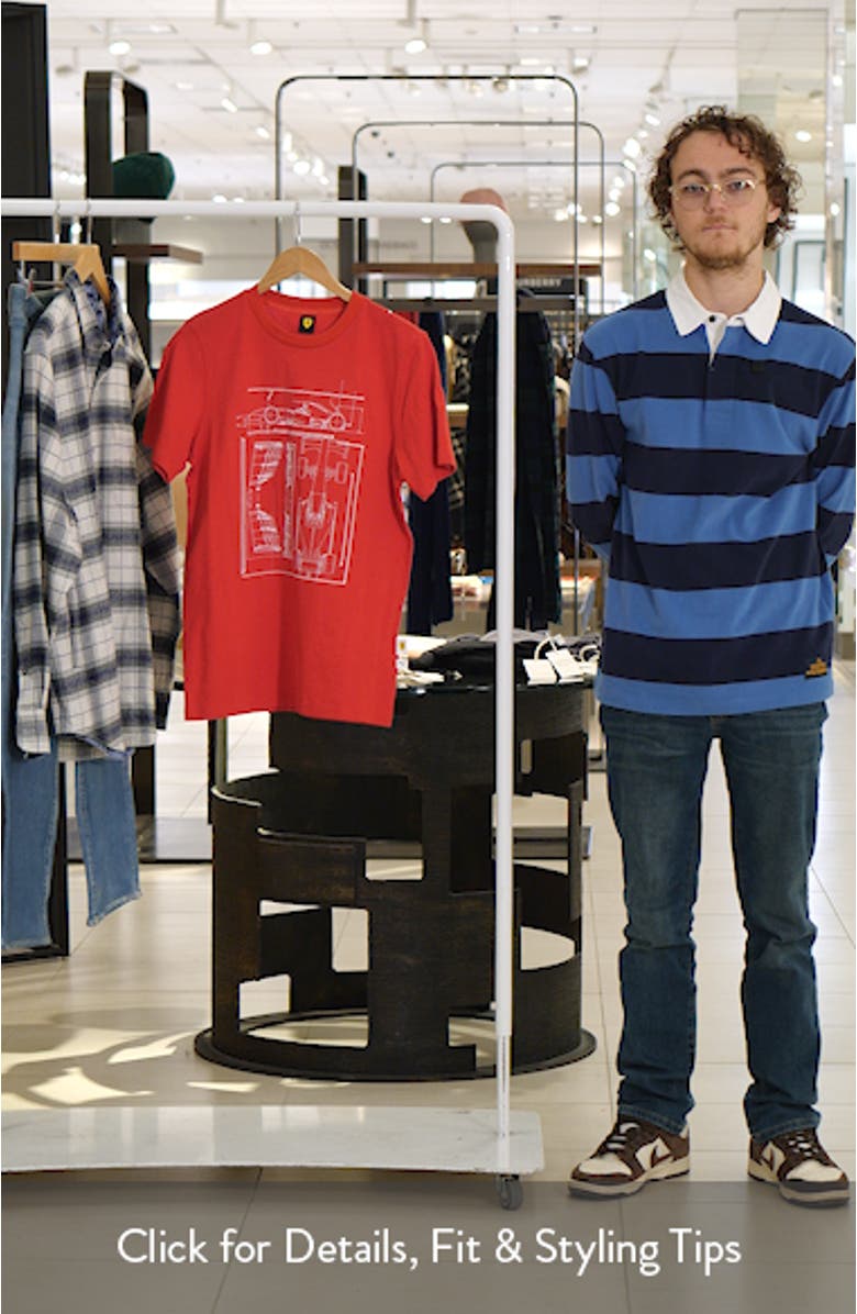 x Ferrari Sportswear Cotton Graphic T-Shirt, sales video thumbnail