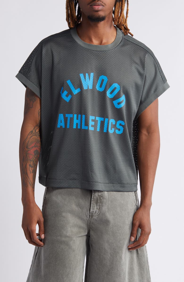 Elwood Logo Mesh Graphic T-Shirt, Main, color, 