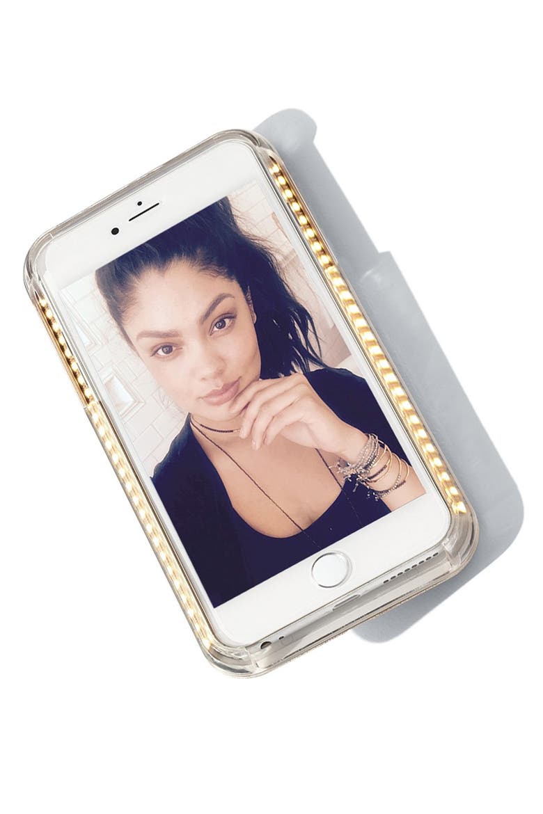 Lighted iPhone Case, Alternate, color, BLACK