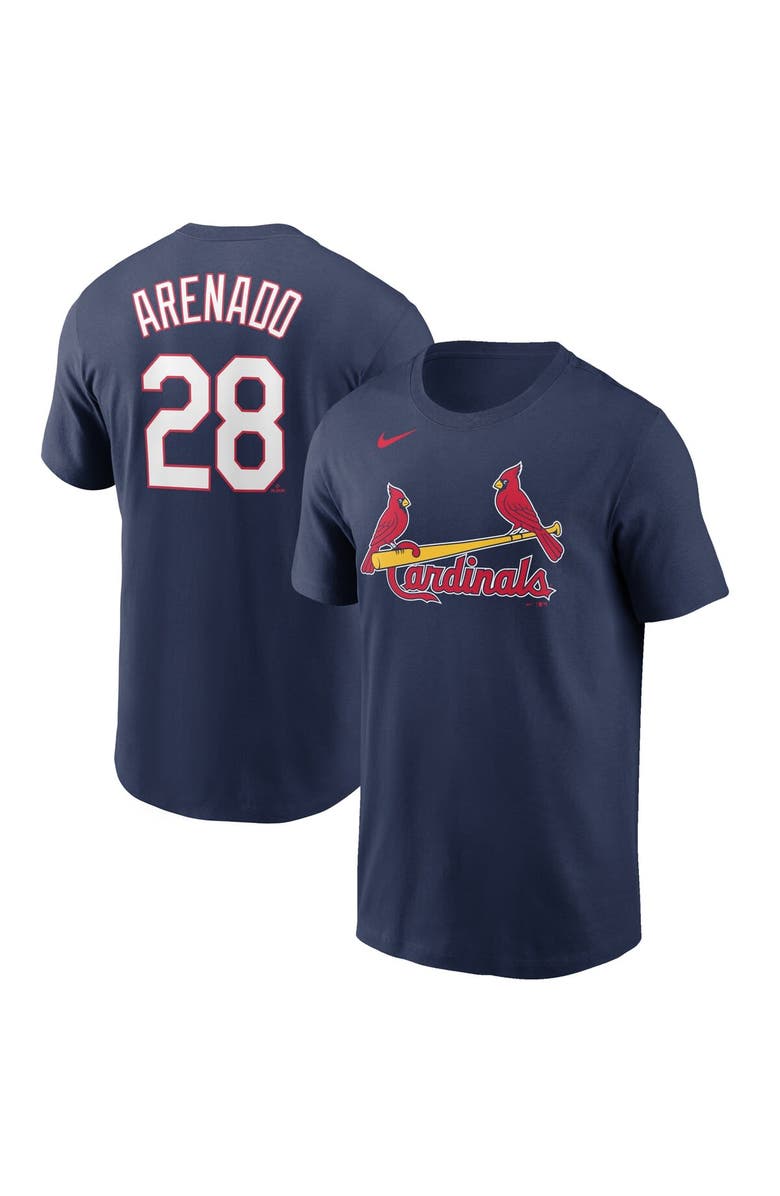 Nike Men's Nike Nolan Arenado Navy St. Louis Cardinals Name & Number T-Shirt, Main, color, Navy