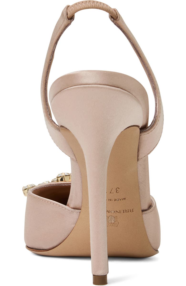 Bruno Magli Moda Slingback Pointed Toe Pump, Alternate, color, Champagne Satin